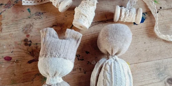 Kruidenpopje bruin - zonder oogjes