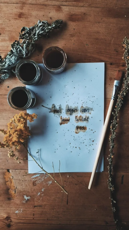 DIY wilde verf & inkt (compleet pakket) - Afbeelding 10