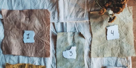 Medicine bag geverfd met planten (zonder flesjes)